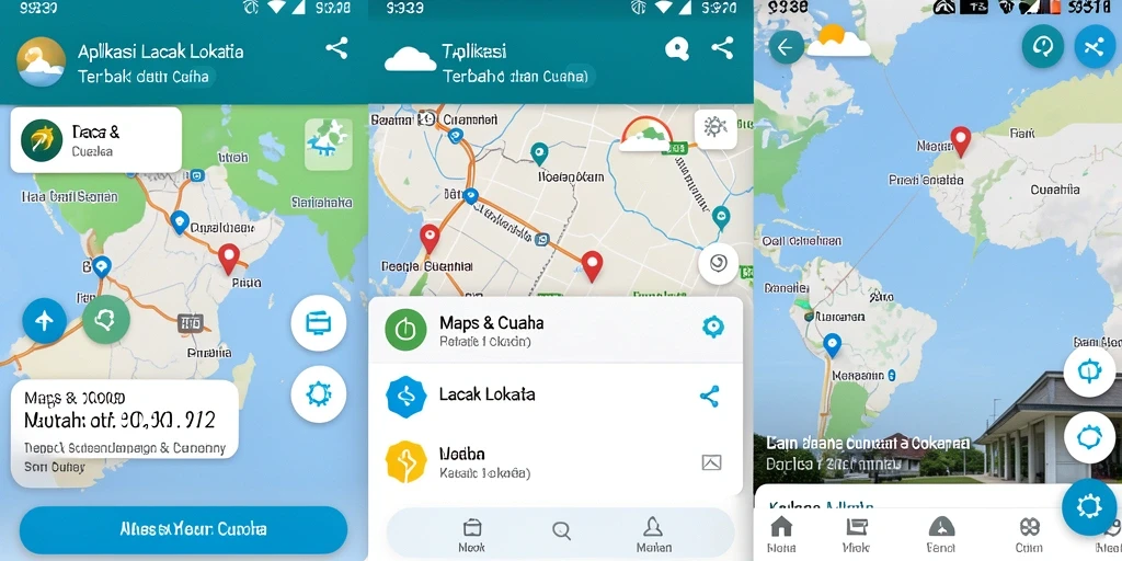 Tampilan antarmuka aplikasi Lacak Lokasi 9939 yang intuitif.