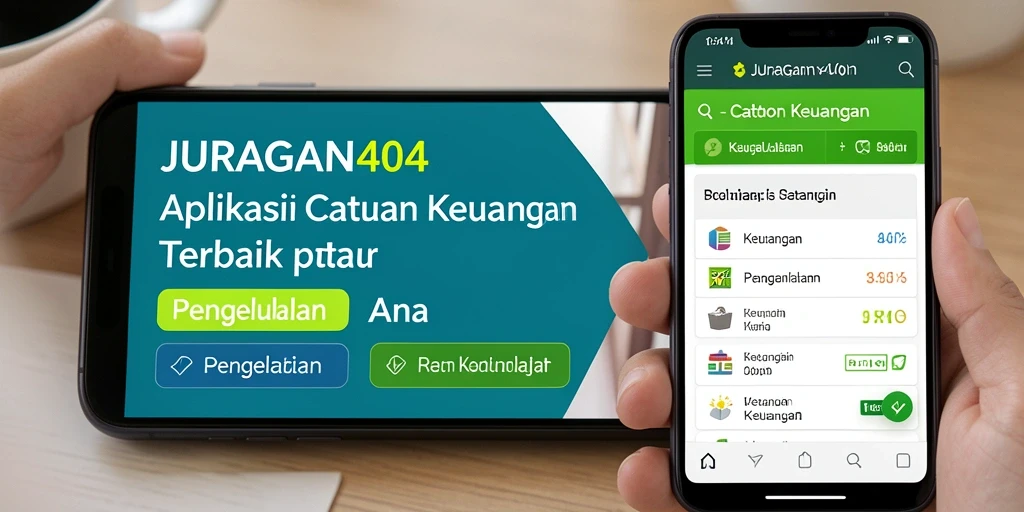 Tampilan utama JURAGAN404 yang memudahkan pencatatan keuangan.